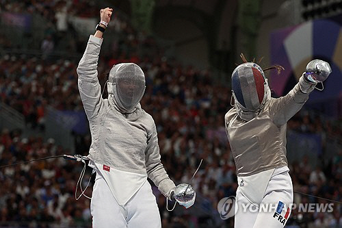 한국과 프랑스의 준결승 모습. 로이터 연합뉴스